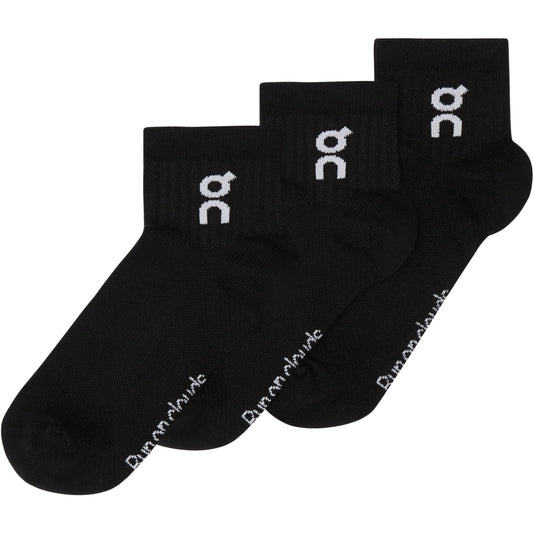 On Logo Socks Mid 3pc